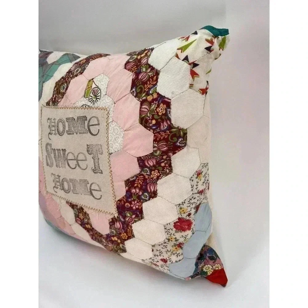 Vintage Quilted Accent Pillow 